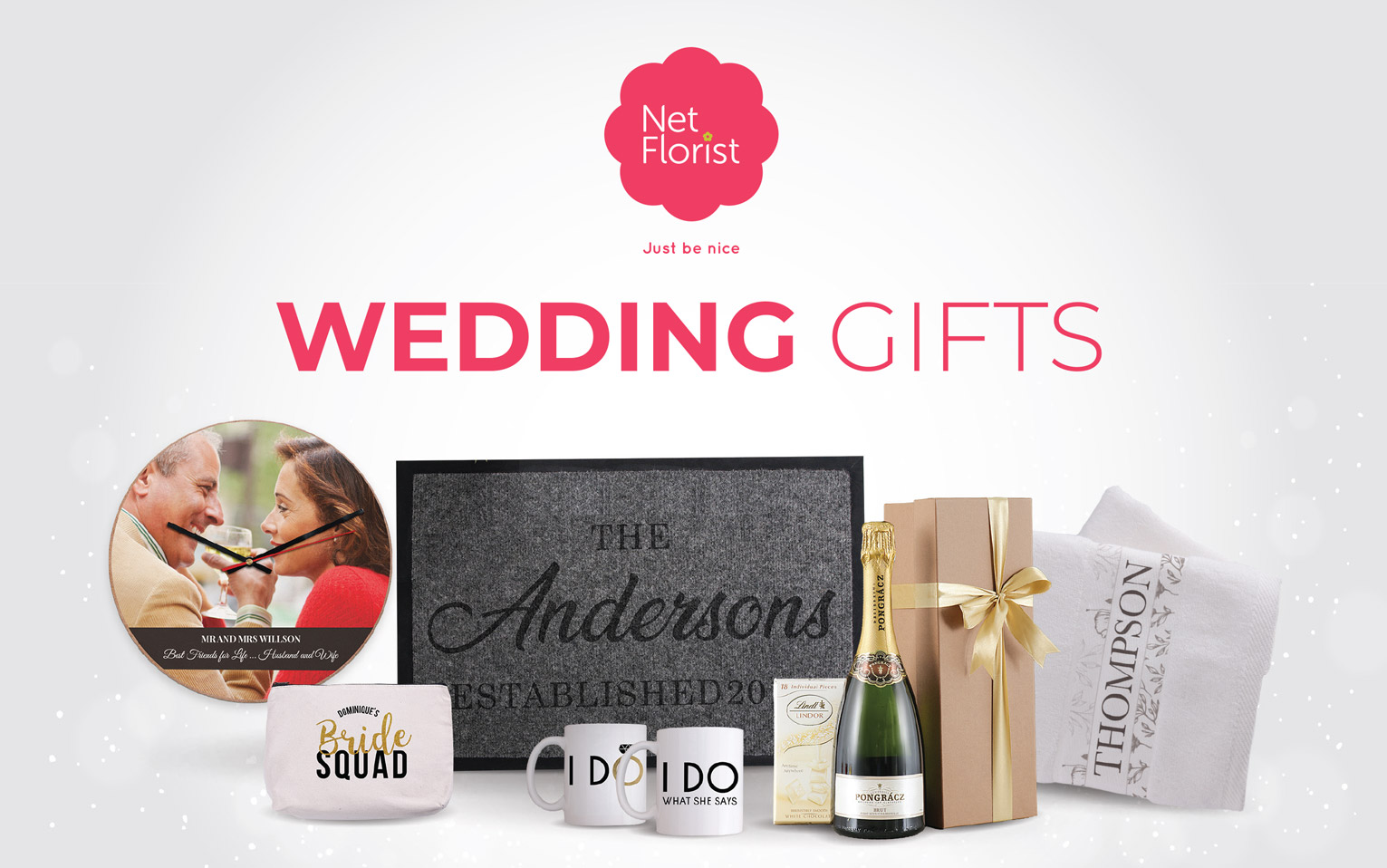 Wedding gifts from Netflorist